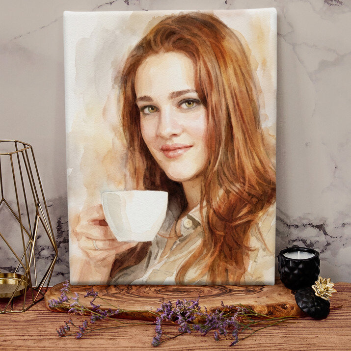 Water art - Leinwandbild