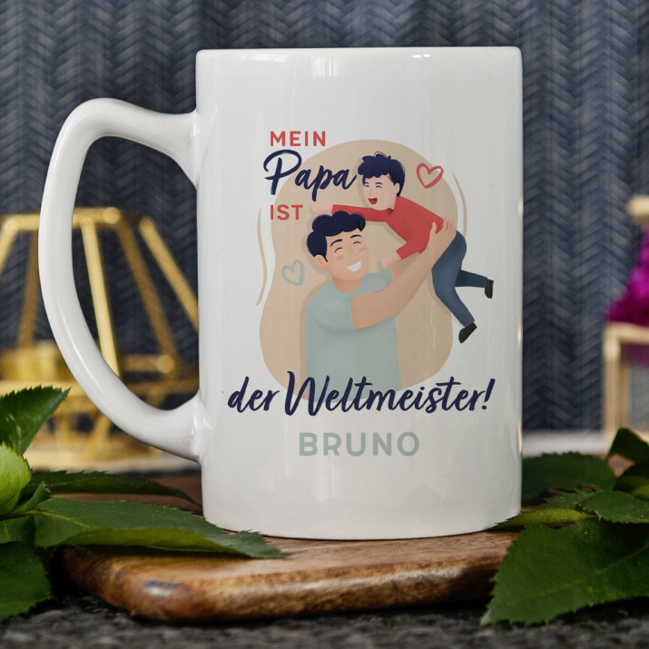 Weltmeister - personalisierte Tasse