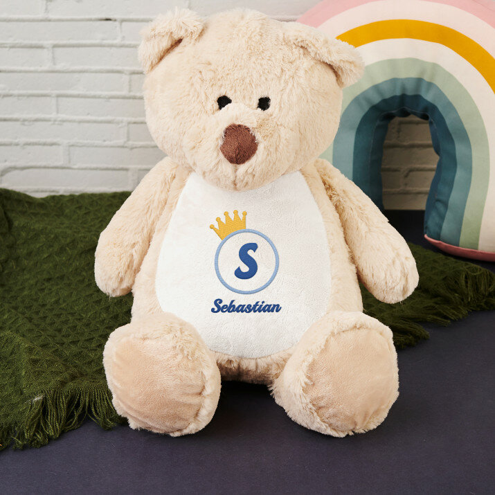 Monogramm 2 - Maskottchen mit Stickerei