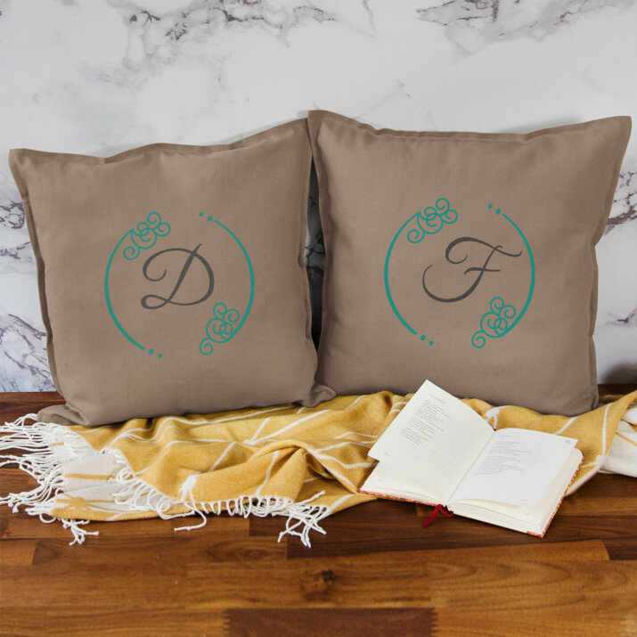 Monogramme 2 - Kissen-Set Monogramme 2 - Kissen-Set