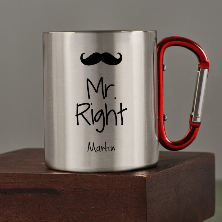 Mr. Right - Karabinerbecher