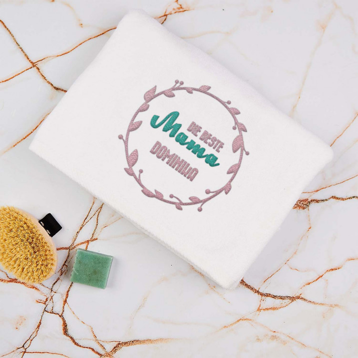 Beste Mama - Handtuch mit Stickerei Beste Mama - Handtuch mit Stickerei
