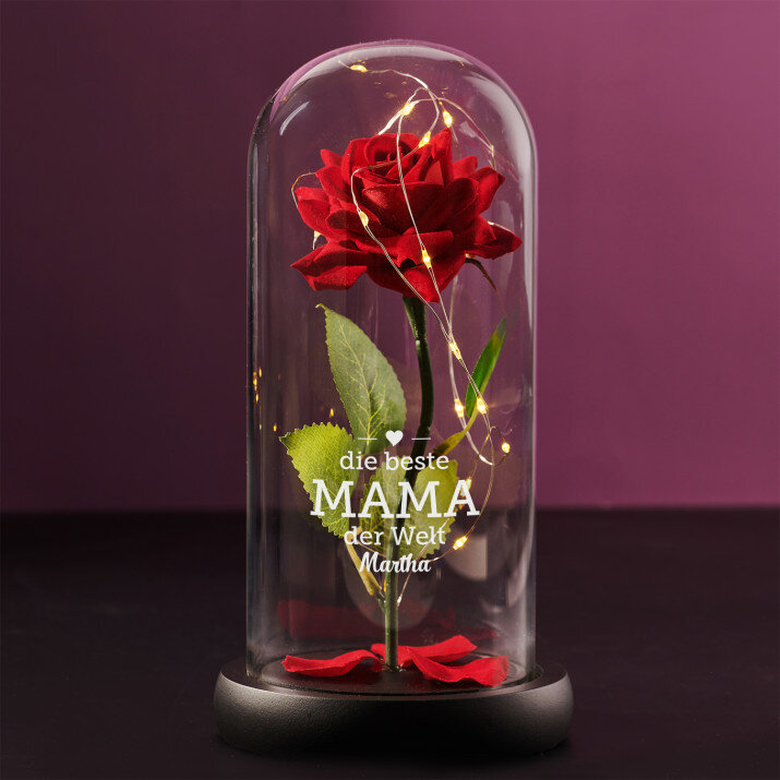 Beste Mama - Ewige Rose Im Glas Beste Mama - Ewige Rose Im Glas
