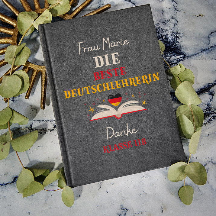 Die beste Deutschlehrerin - Notizbuch A5 mit Aufdruck