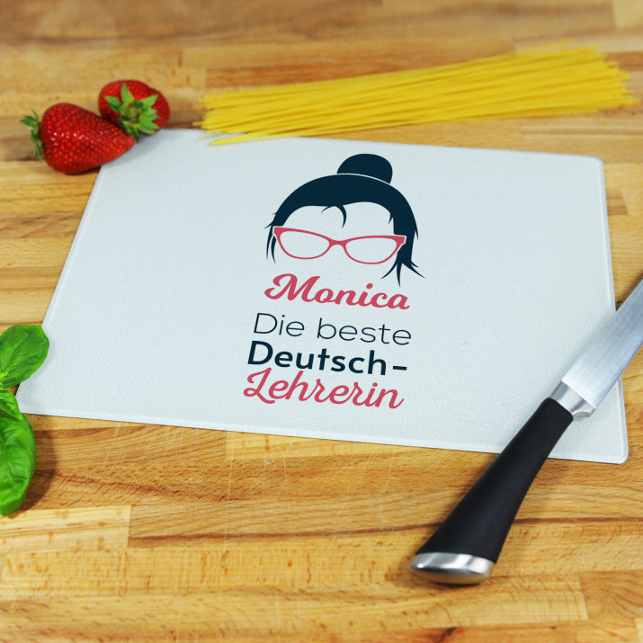 Beste Deutschlehrerin - Schneidebrett
