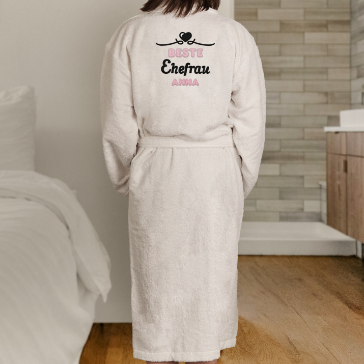 Beste Ehefrau - Damen Bademantel Beste Ehefrau - Damen Bademantel