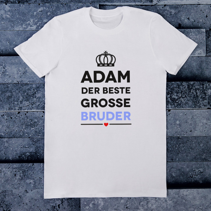 Bester Bruder - T-Shirt mit Aufdruck für Herren