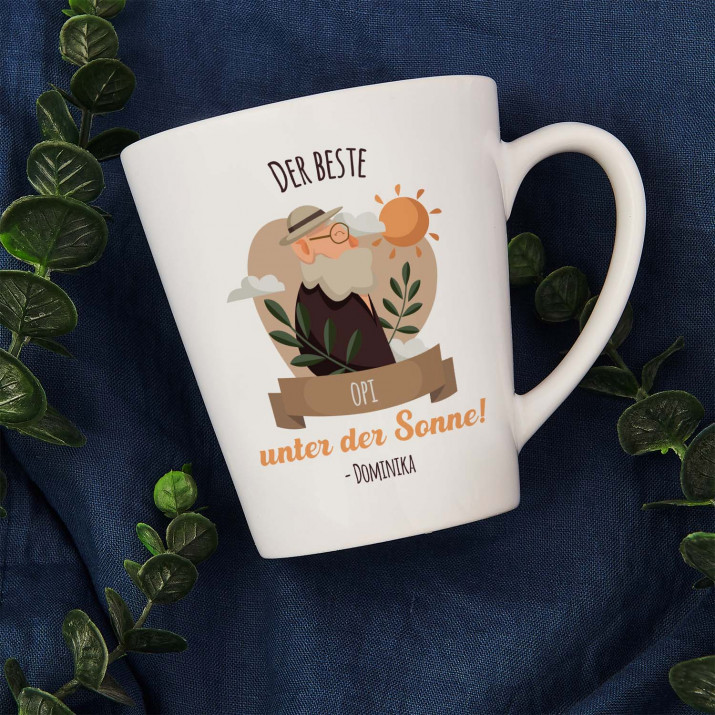 Bester Opi - personalisierte Tasse