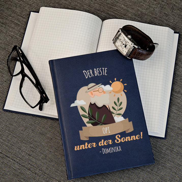 Bester Opi - Notizbuch A5 mit Aufdruck Bester Opi - Notizbuch A5 mit Aufdruck