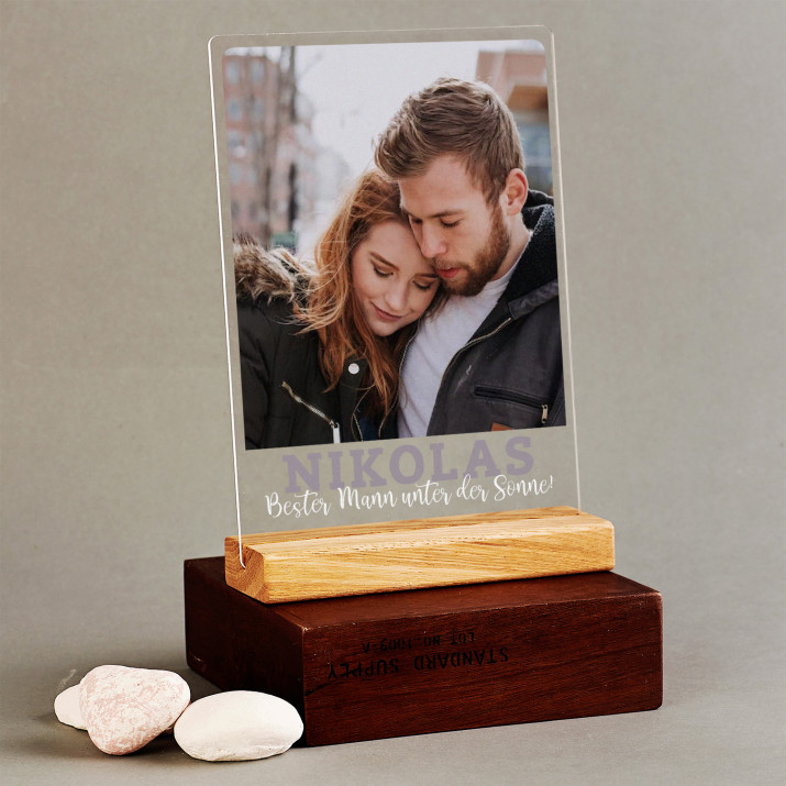 Bester Mann unter der Sonne - Druck auf Acrylglas