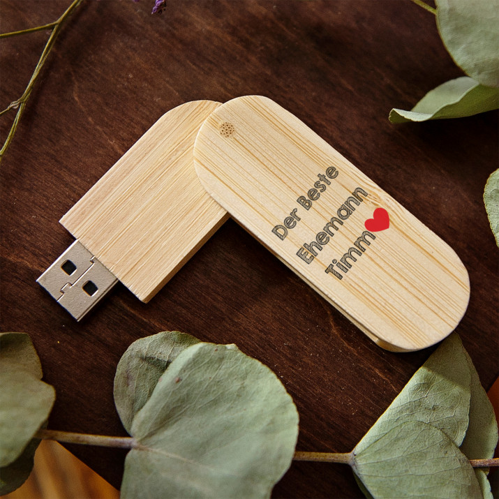 Bester Ehemann - USB-Stick mit Aufdruck Bester Ehemann - USB-Stick mit Aufdruck