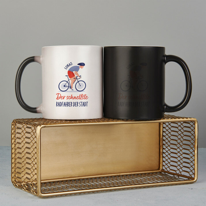 der schnellste radfahrer der stadt - Zaubertasse der schnellste radfahrer der stadt - Zaubertasse