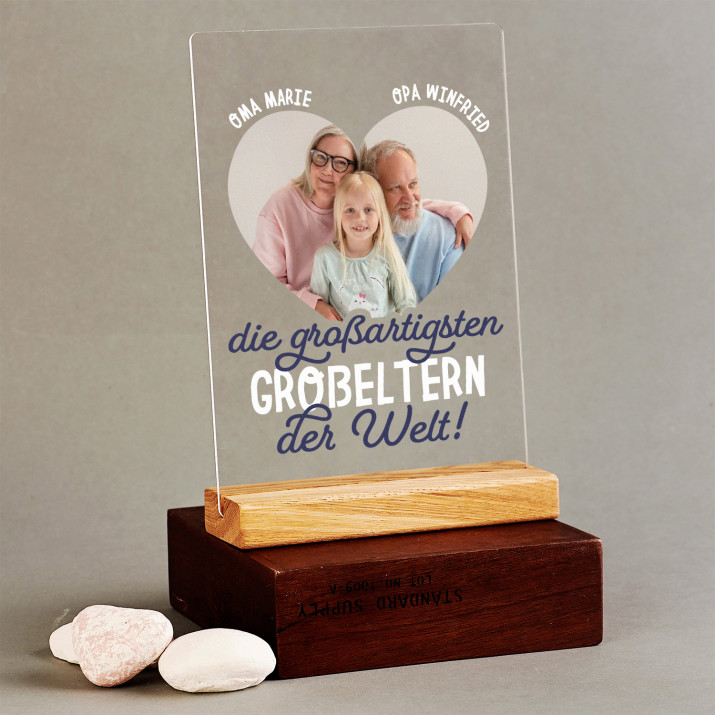 Großartigste Großeltern - Druck auf Acrylglas