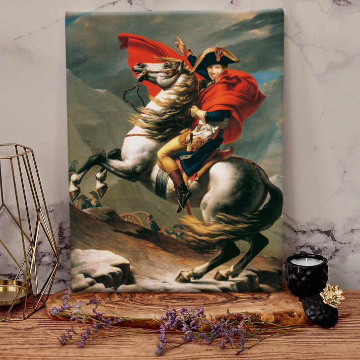 Napoleon zu Pferd - Königsporträt