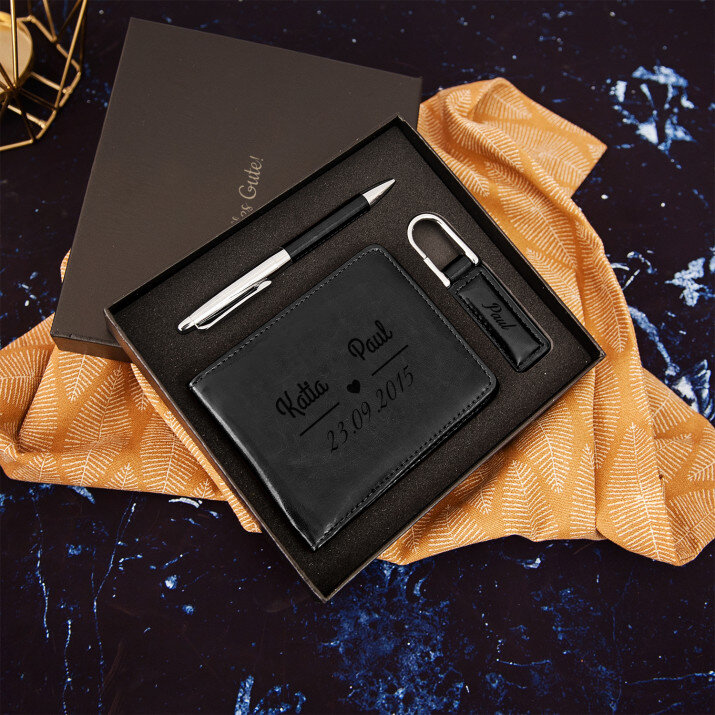 Unser Datum - Geschenkset mit Portemonnaie Unser Datum - Geschenkset mit Portemonnaie