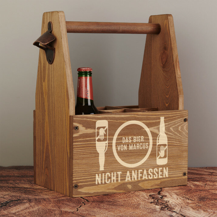 Nich anfassen - Flaschenträger