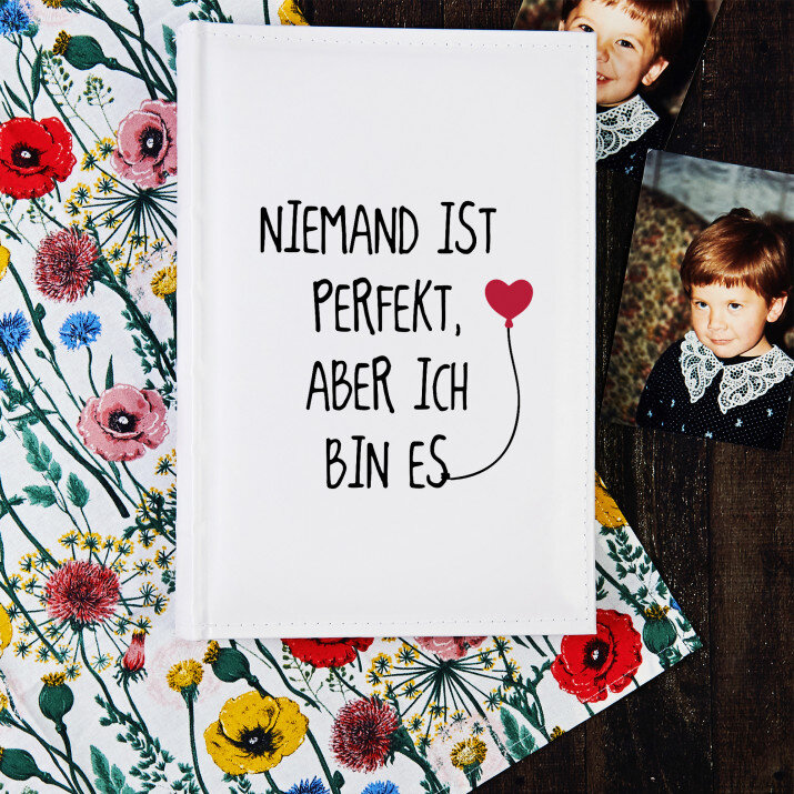 Niemand ist perfekt - personalisiertes Fotoalbum
