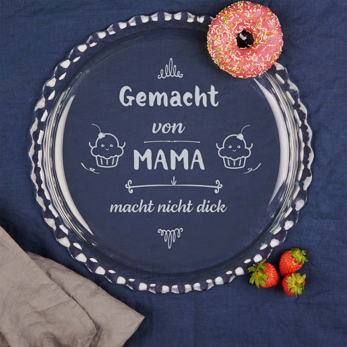 Macht nicht dick - Tortenplatte flach