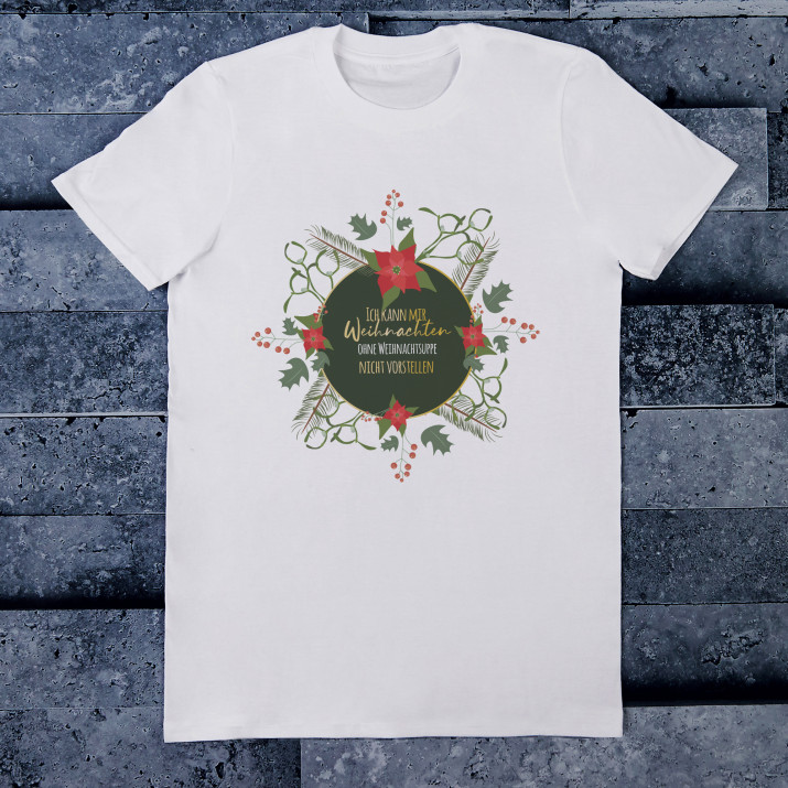 Weihnachten vorstellen - T-Shirt mit Aufdruck für Herren