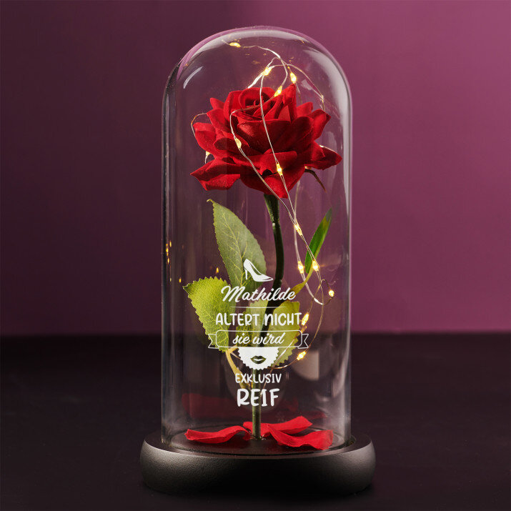 Sie altert nicht - Ewige Rose Im Glas Sie altert nicht - Ewige Rose Im Glas