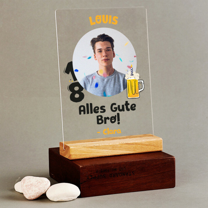 Alles Gute Bro - Druck auf Acrylglas Alles Gute Bro - Druck auf Acrylglas