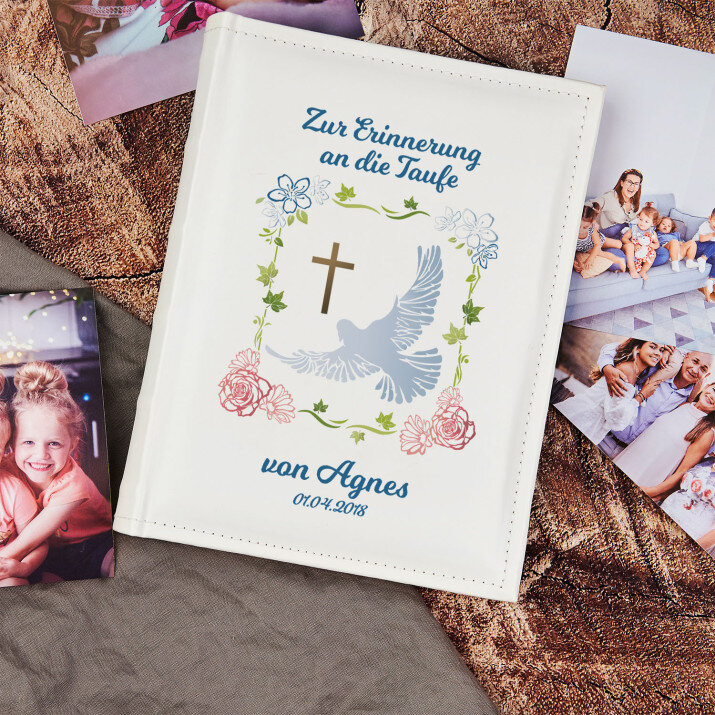 Zur Erinnerung an Taufe - personalisiertes Fotoalbum