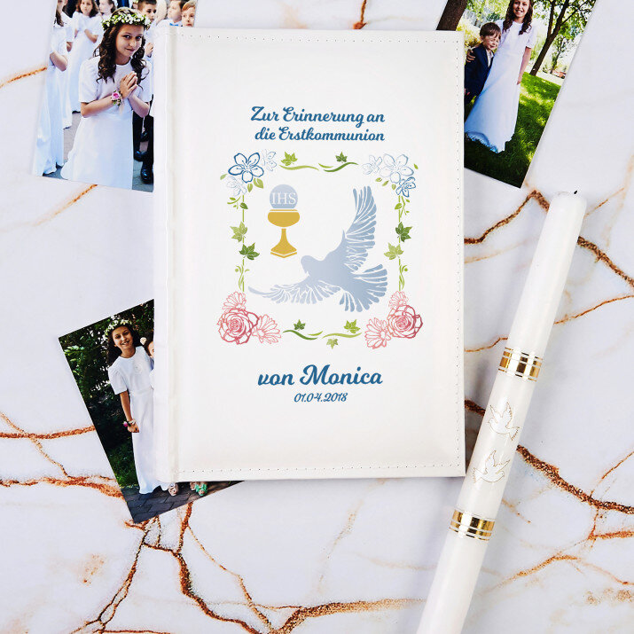 Zur Erinnerung an Kommunion - personalisiertes Fotoalbum