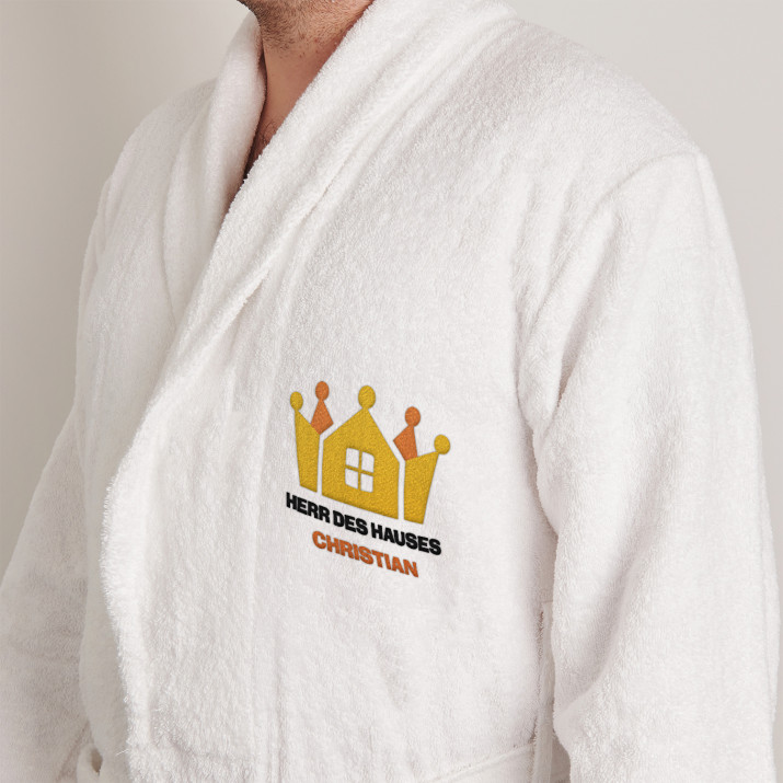 Herr des Hauses - Herren Bademantel Herr des Hauses - Herren Bademantel