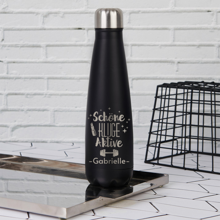 Schöne, kluge, aktive - Wasserflasche 500 ml