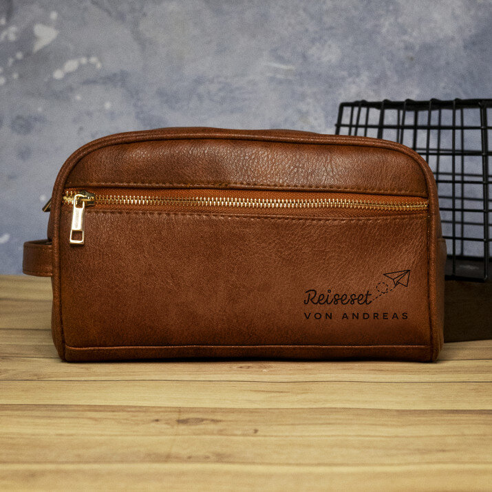Reiseset - Kulturbeutel mit Gravur Reiseset - Kulturbeutel mit Gravur