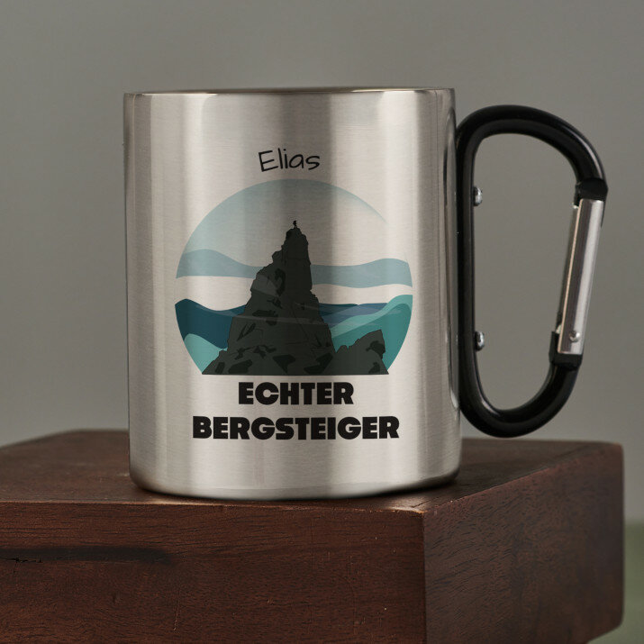 Echter bergsteiger - Karabinerbecher