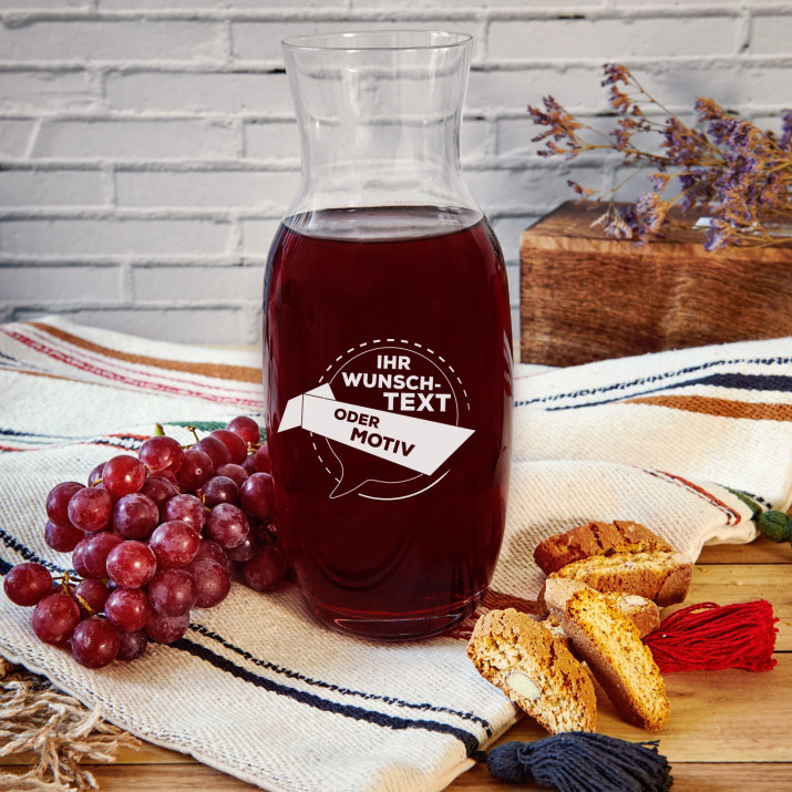 Eigenes Projekt - Karaffe mit Gravur Eigenes Projekt - Karaffe mit Gravur