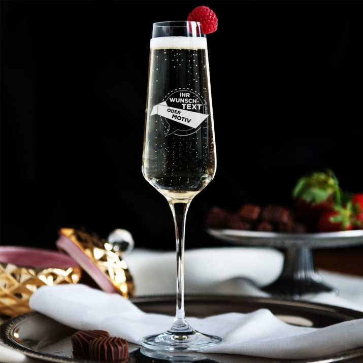 Eigenes Projekt - Sektglas mit Gravur