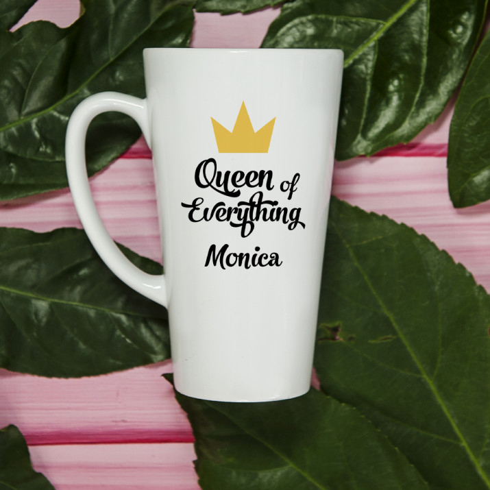 Queen of everything - Personalisierte Tasse