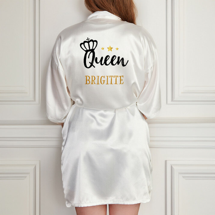 Queen - Bademantel aus Satin Queen - Bademantel aus Satin