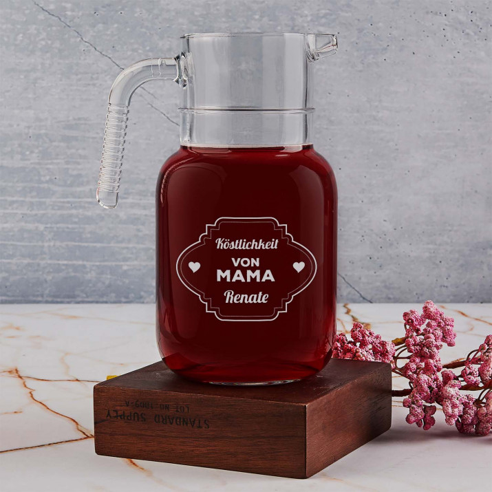 Mamas Köstlichkeit - Glaskrug
