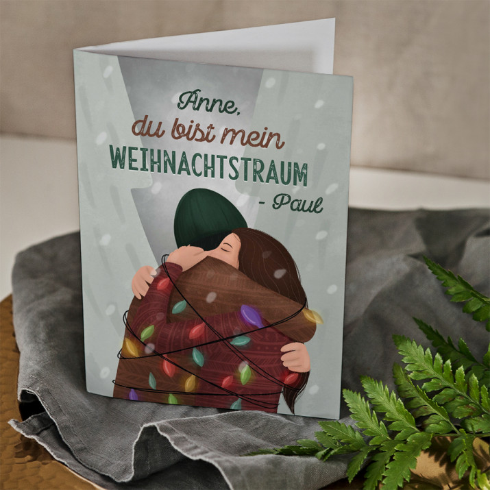 Weihnachtstraum - Weihnachtskarte