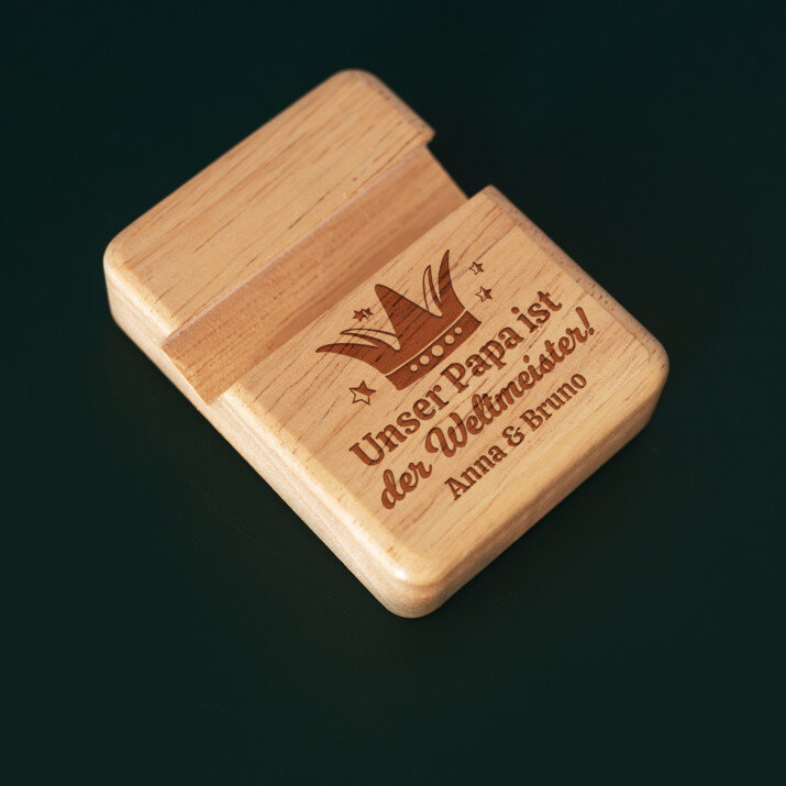 Papa ist der Weltmeister - Telefonständer