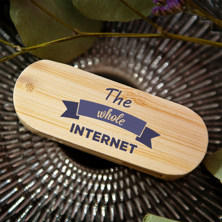 The whole internet - USB-Stick mit Aufdruck The whole internet - USB-Stick mit Aufdruck