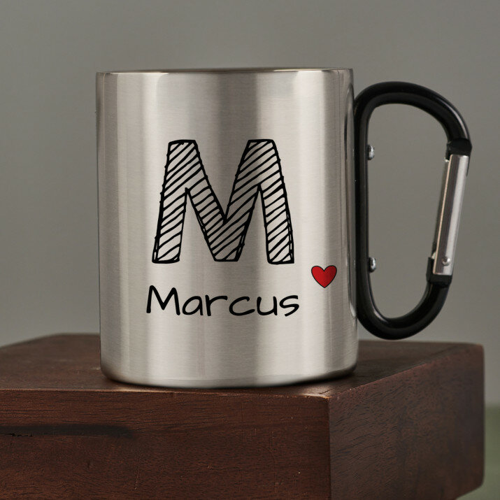 Ihr name - Karabinerbecher Ihr name - Karabinerbecher