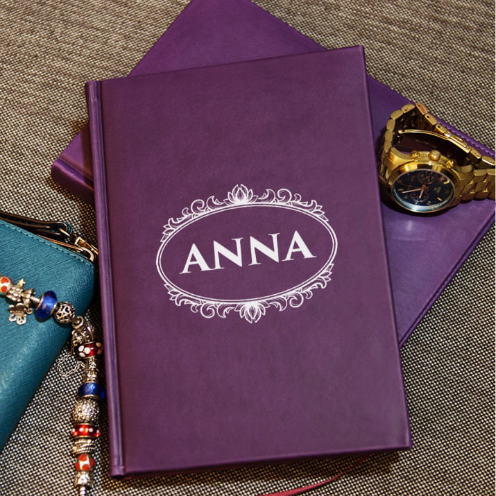 Ihr Name - Notizbuch A5 mit Aufdruck