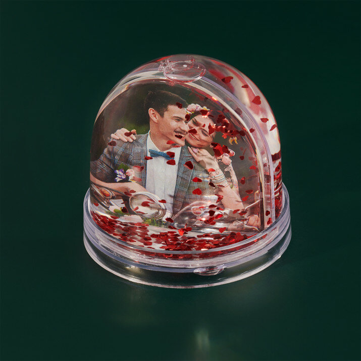 Dein Foto - Schneekugel mit Foto 