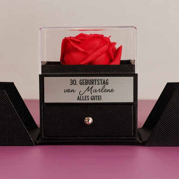 Geburtstag - Ewige Rose in einer Schachtel