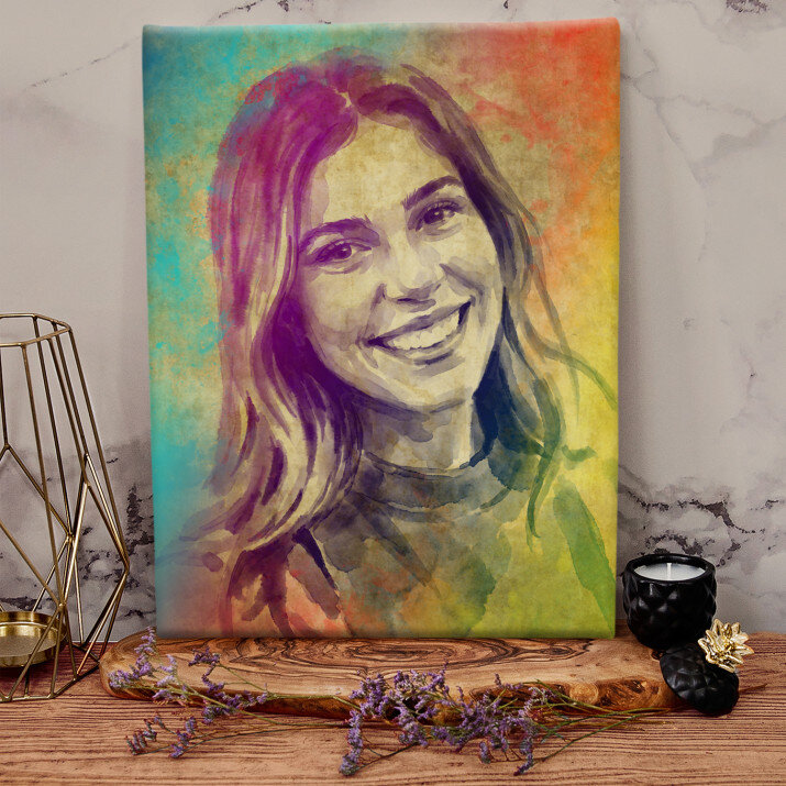 Watercolor - Leinwandbild