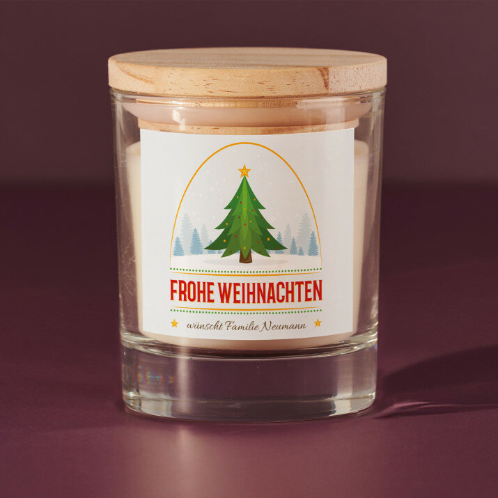 Frohe Weihnachten 2 - Duftkerze