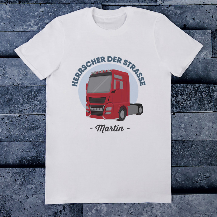 Herrscher der Straße - T-Shirt mit Aufdruck für Herren