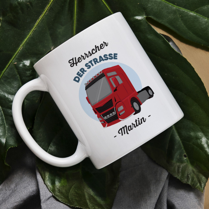 Herrscher der Straße - personalisierte Tasse