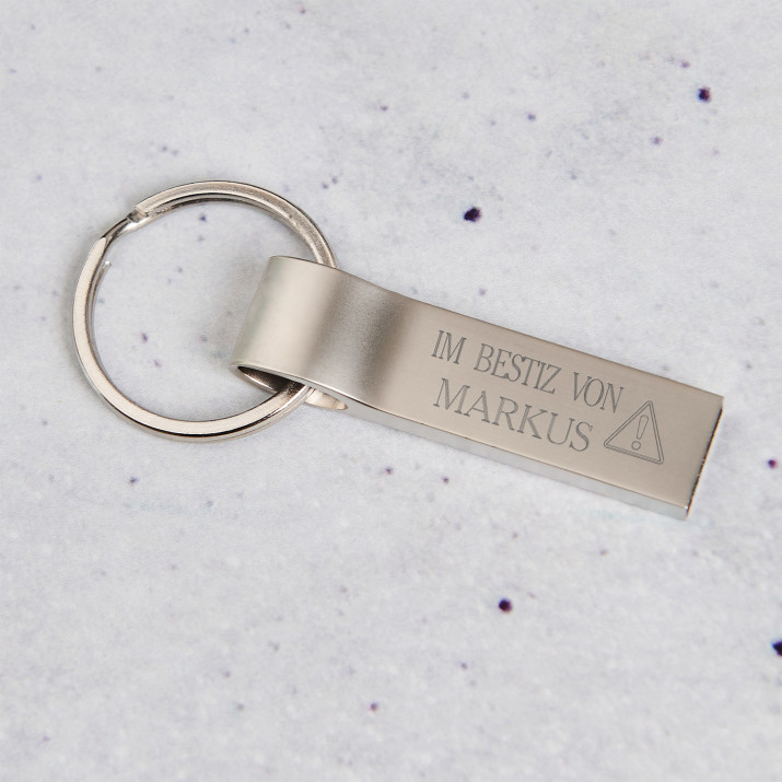 Im Besitz von - USB-Stick Schlüsselanhänger Im Besitz von - USB-Stick Schlüsselanhänger