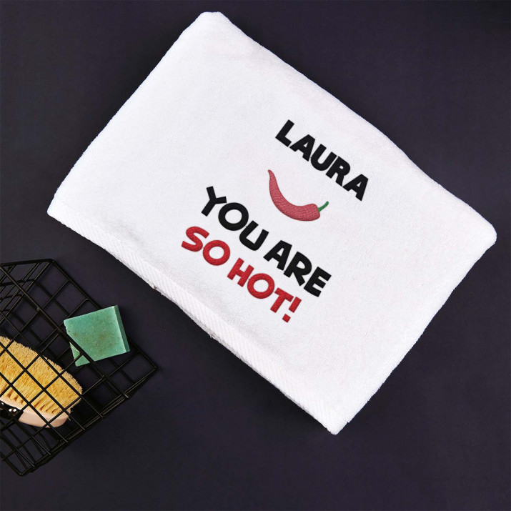 WOW - Handtuch mit Stickerei WOW - Handtuch mit Stickerei