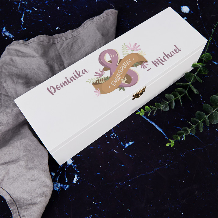 Schönen Frauentag - Weinkiste